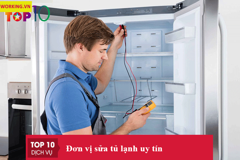 Điện lạnh Trí Nhân sửa chữa bảo trì tủ lạnh tại nhà ĐT 0909379919