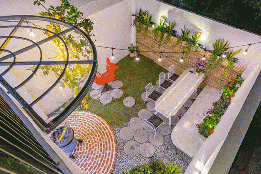 Căn nhà có View sân vườn đẹp diện tích 75m2 tại Đà Nẵng