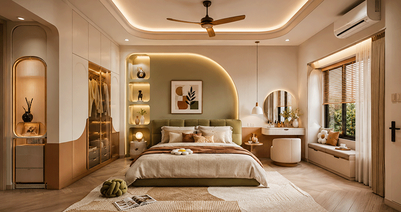 Ý tưởng Cozy độc lạ: Phá cách trong thiết kế phòng ngủ Ý tưởng Cozy độc lạ: Phá cách trong thiết kế phòng ngủ