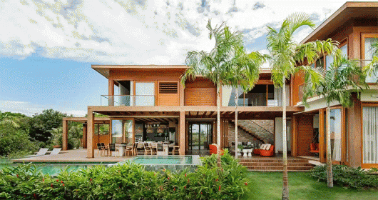 Review căn nhà gỗ 700M² phong cách đồng quê cực đẹp tại Bahia, Brazil