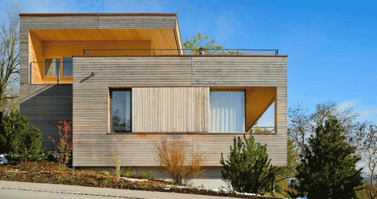 Review ngôi nhà gỗ hiện đại có kiến trúc hình khối độc đáo tại Thụy Sỹ