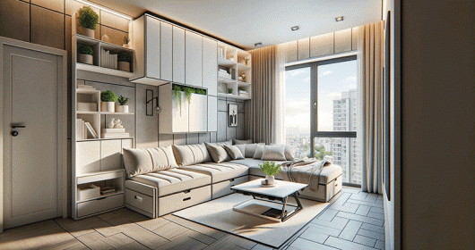 Mẹo thiết kế không gian cho phòng khách có diện tích nhỏ