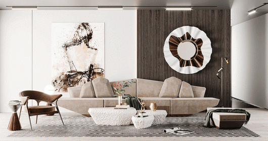 Tối giản không đơn điệu: Ý tưởng trang trí phòng khách chuẩn Scandinavian