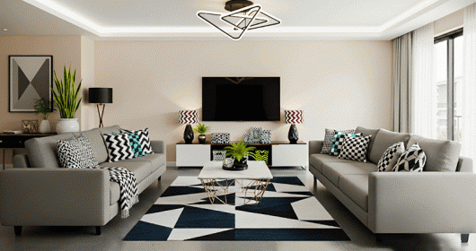 Sống chất với Monochrome qua loạt ý tưởng decor phòng khách đầy đột phá