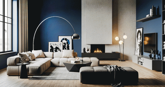 Phòng khách độc bản với những ý tưởng thiết kế Maverick đẳng cấp