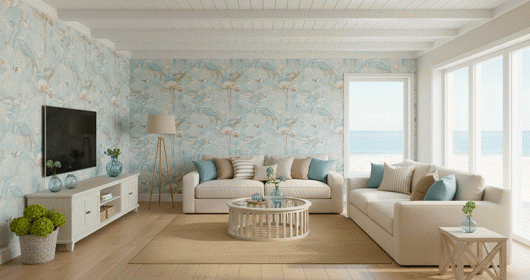 Phòng khách Coastal – Ý tưởng sáng tạo cho không gian tinh tế và thanh lịch