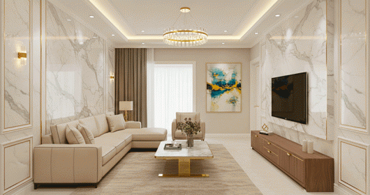 Ý tưởng phòng khách Luxury: Chạm vào đỉnh cao của sự đẳng cấp