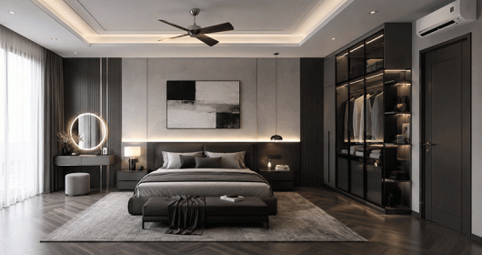 Ý tưởng phòng ngủ Monochrome: Nghệ thuật tối giản cho không gian sống