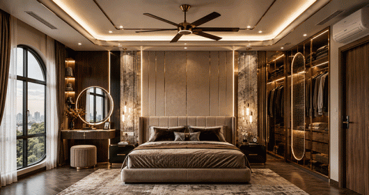 Phòng ngủ Luxury độc lạ: Ý tưởng thiết kế phá cách đầy cuốn hút