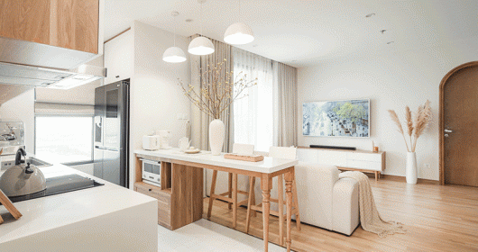 Diễn đàn căn hộ 92M² có thiết kế nội thất phong cách Hàn Quốc