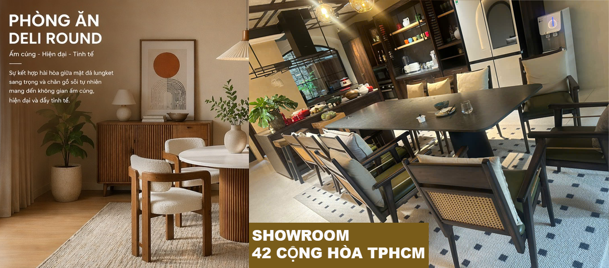 NỘI THẤT PHÒNG ĂN CAO CẤP GỖ ÓC CHÓ